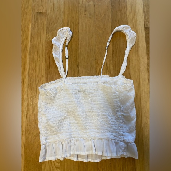 Abercrombie & Fitch white crop top - Picture 9 of 10